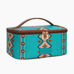 TravelCosmeticBagTurquoiseFront