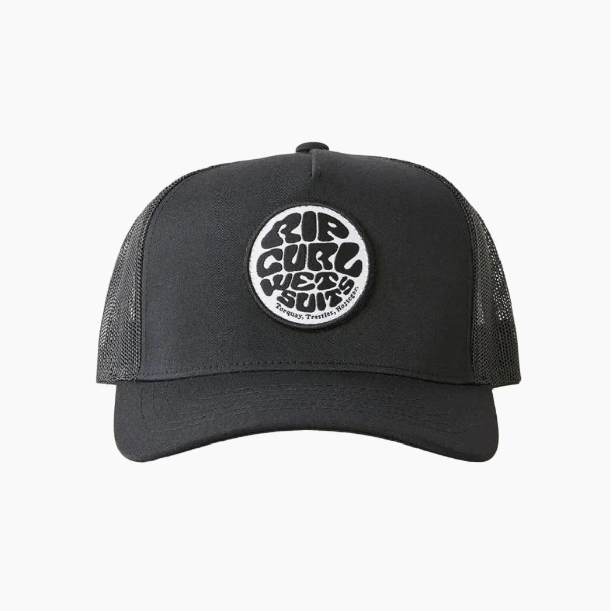 WetsuitTruckerCapBlackFront