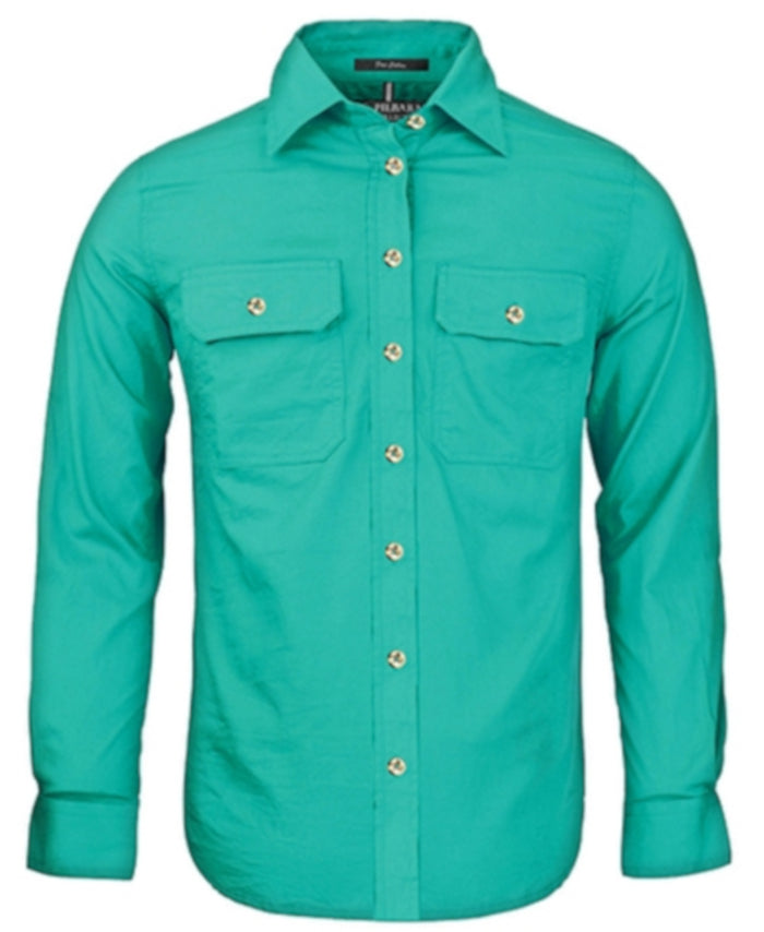 Women's Pilbara Shirt - Open Front - Long Sleeve