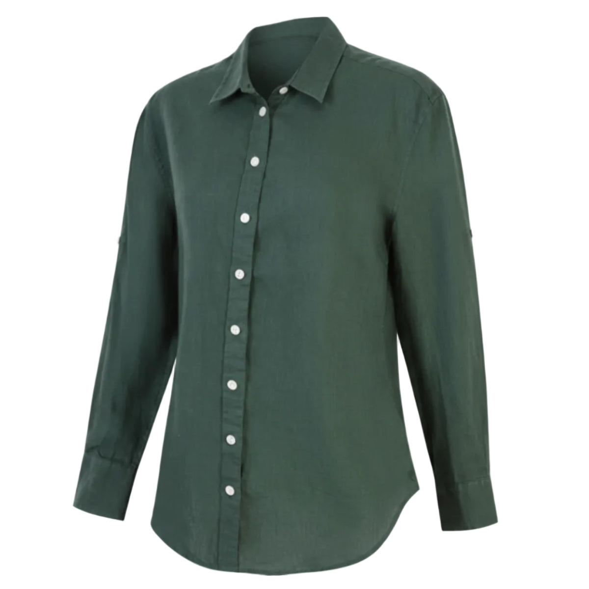 WomensFlorenceLinenShirtAlpine