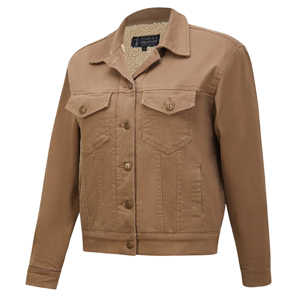 WomensLaurenSherpaJacketRMPC165Whisky