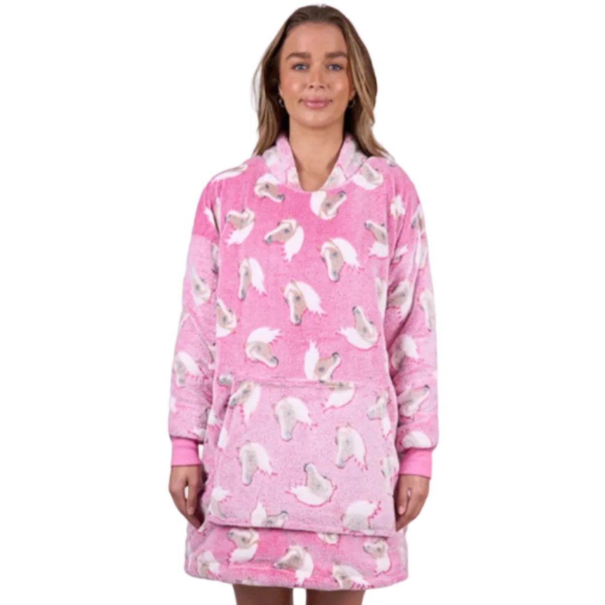 WomensSnuggleHoodiePink