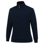 WomensZipperFleecePulloverFrenchNavy