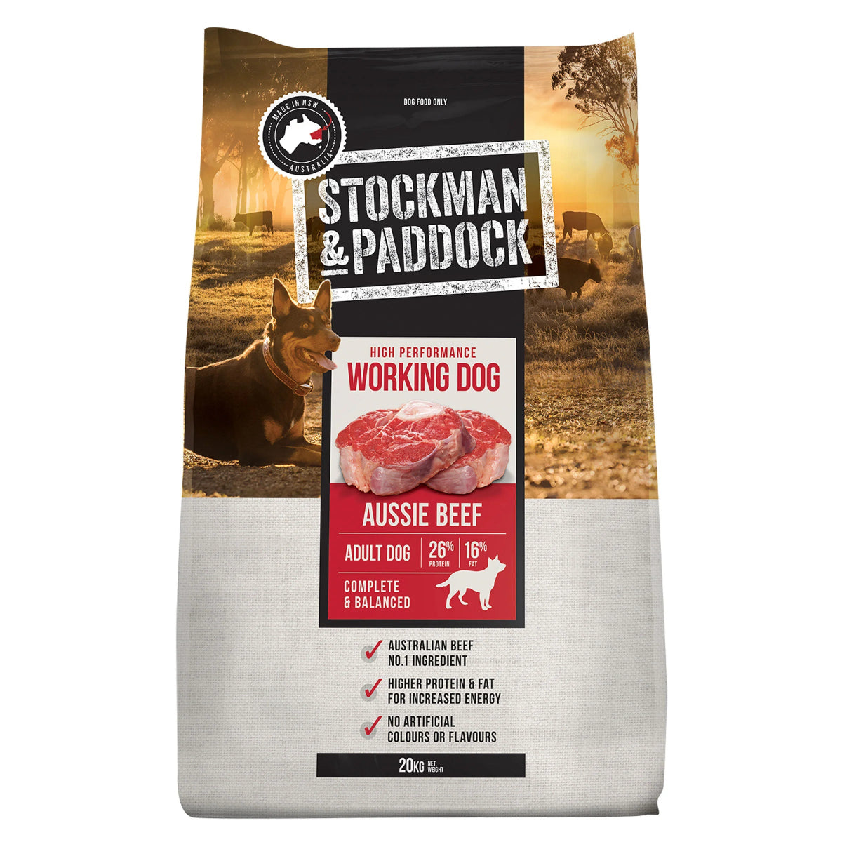 Working Dog Beef 20kg