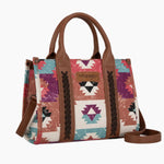 ZenaAztecCrossbodyBagCoffeeFront