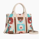 ZenaAztecCrossbodyBagNaturalFront