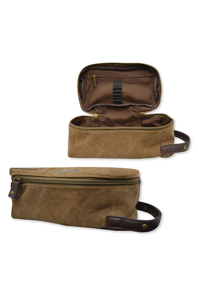 TC Wash Bag Brown
