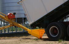 Grain Hopper & Shovels