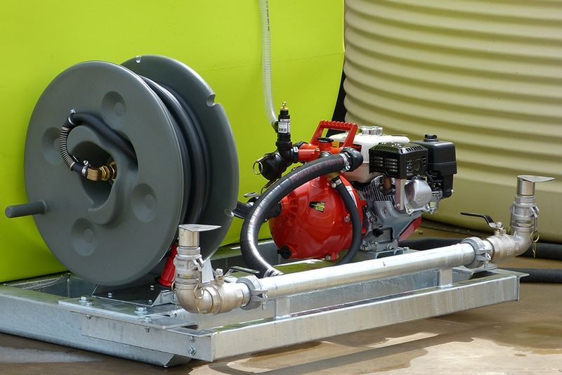 AquaPath 4000L   Slip on with Honda 65HP and 1 12+quot Davey Pump