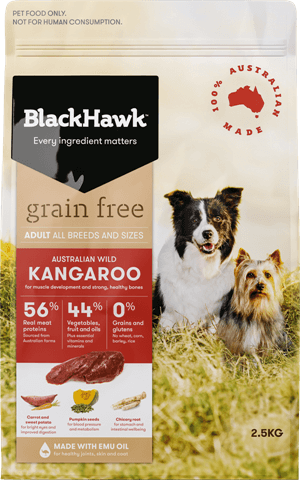 Black Hawk Adult dog grain free kangaroo 25kg 