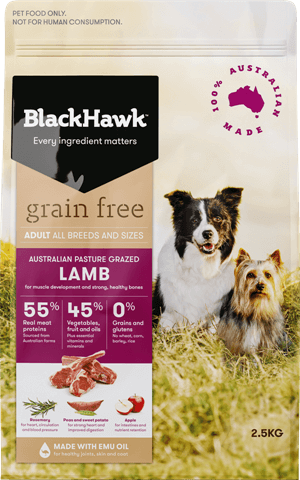 Black Hawk Adult dog grain free lamb 7kg 