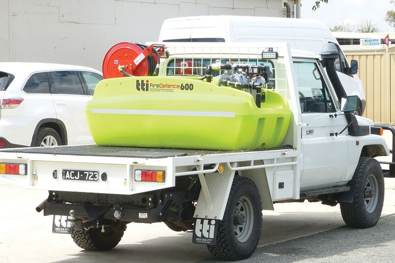 FireDefence 600L Slip on unit with Honda +amp Davey Pump