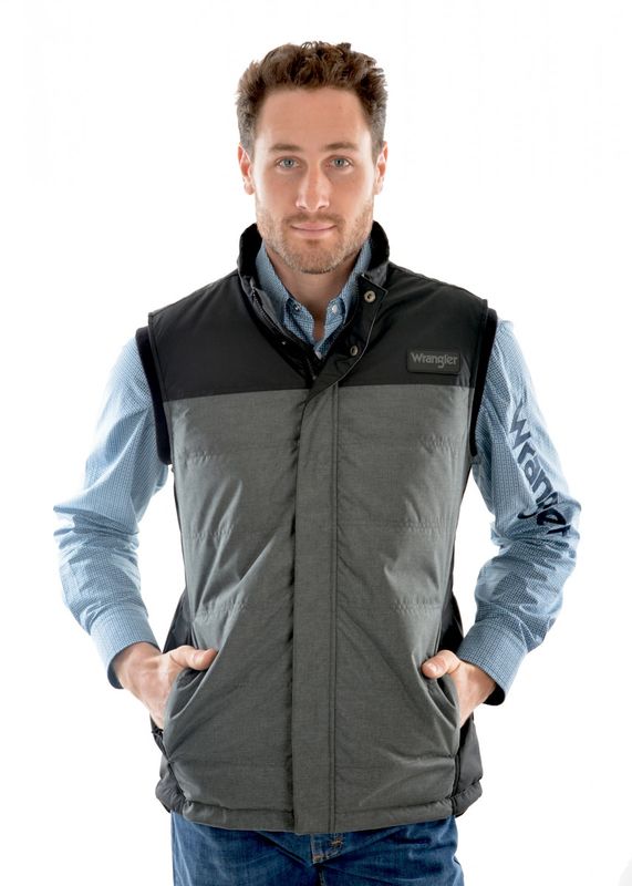 Wrangler Mens Mathew Vest | Bacchus Marsh Farm Supplies