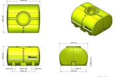 1 TTi   AquaMove Tank 1000L   15 Year Warranty