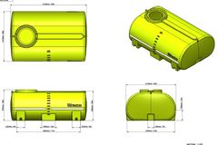 1 TTi   AquaMove Tank 2000L   15 Year Warranty