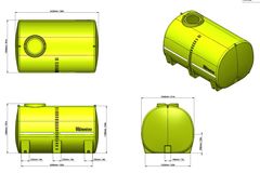 1 TTi   AquaMove Tank 4000L   15 Year Warranty