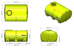 1 TTi   AquaMove Tank 5000L   15 Year Warranty