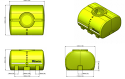 1 TTi   AquaTrans Tank 1000L   20 Year Warranty