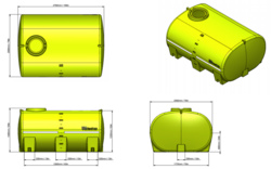 1 TTi   AquaTrans Tank 5000L   20 Year Warranty