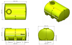 1 TTi   AquaTrans Tank 6000L   20 Year Warranty