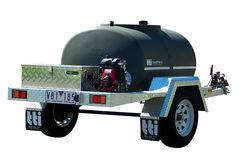 1 TTi   DieselPatrol 1000L   Trailer with 45Lmin Pump and Lights