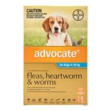 Advocate Dog   AQUA MEDIUM 4 10KG 6 PACK 