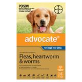 Advocate Dog   BLUE EXTRA LARGE DOG OVER 25KG 3 PACK