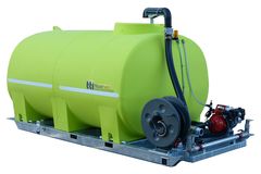 TTi - AquaPath 6000L - Skid-Mounted Water Cart with Honda GX200 & 36m Hose R