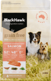 Black Hawk Adult dog grain free salmon 15kg 