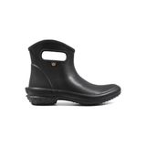Bogs Womens Patch Ankle Boot - Solid Black 