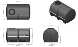 DieselCadet 4000L   Free Standing Tank