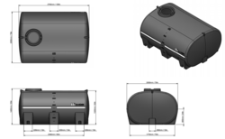 DieselCadet 5000L   Free Standing Tank