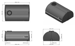 DieselCadet 7000L   Free Standing Tank