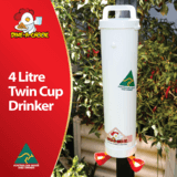 Dine a Chook - 4L Twin Drinker 