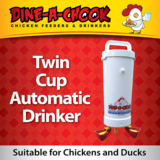 Dine a chook - automatic drinker (2 cups) 