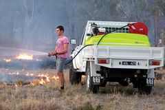 FireDefence 1000L Slip on unit with Honda +amp Davey Pump