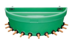 Polymaster - 12 Teat Fence Hung Gravity Feeder - No Divisions