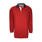 Thomas Cook Mens Bill Shoulder Panel Rugby Jumper Red