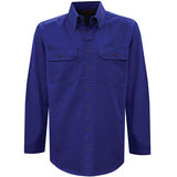 Thomas Cook Mens Light Drill 2PK L/S Cobalt Shirt 