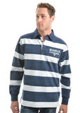 Wrangler Menand39s Mitchell Stripe Rugby 