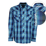 Wrangler Men's Axel Check Logo Shirt