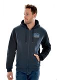 Wrangler Mens James ZipUp Hoodie Navy