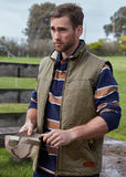 Wrangler Mens Marcus Canvas Vest 