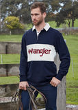 Wrangler Mens Parker Stripe Rugby Jumper 