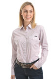 Wrangler Womenand39s Miranda Print LS Shirt 