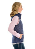 Wrangler Womens Amy Reversible Quilted Vest 